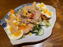 金枪鱼溏心蛋蔬菜沙拉-二丁目食堂(铁西万象汇店)