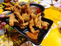 -老红桥炸灌肠牛肚锅烧烤(定福庄店)