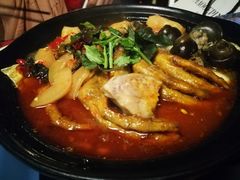 荔浦芋头-老表记广西宵夜螺蛳鸭脚煲(西大店)