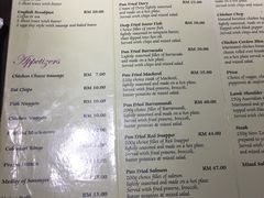 菜单-Scarborough Fish & Chips- Tanjung Rhu