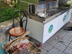 自助取餐区-北京上庄水库尚野露天户外自助烧烤