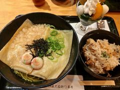 豆腐皮抹茶荞麦面-伊藤久右卫门(宇治本店)