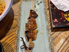 碳烤鱿鱼串-嘎嘎鸭脑壳江湖菜(五里店)