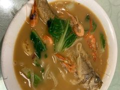 虾爆黄鱼面-何记面馆(龙泉山店)