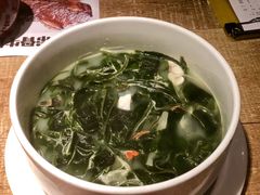 健康肉沫上汤螺旋藻-杯子红牛排(创意产业园店)