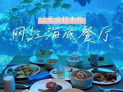-海棠湾洲际-涛·海底餐厅·美人鱼·自助餐·海底隧道