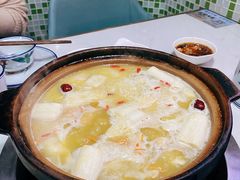 港迹花胶鸡金汤-港迹·鲜围煮海鲜火锅(湖州时代广场店)