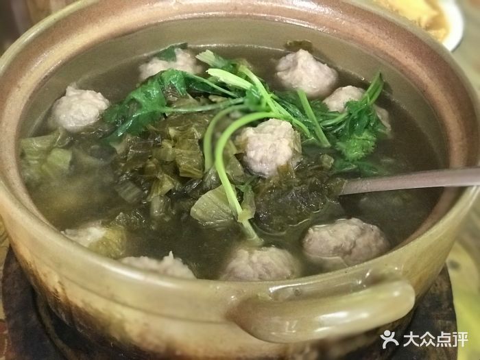 咸菜肉丸汤