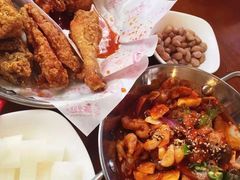 辣烤鸡爪-富乐满韩国正宗炸鸡韩国料理(虹泉路店)