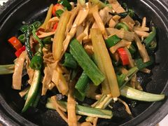 干锅野山笋-天厨妙香素食餐厅(清华店)