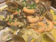 -海派美食·家宴海鲜青岛菜·石锅鲽鱼头(东方城店)