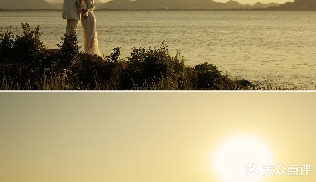 夕阳下的婚纱照,两个人的每一张我都很喜欢。