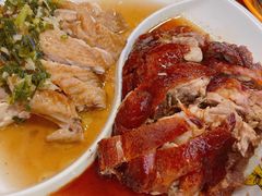 烧鹅豉油鸡双拼-澳门陈光记烧味饭店(南京德基广场店)