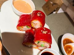 金沙红米脆皮肠-朴墅(西湖青芝坞店·杭帮菜·家宴.14年的店)