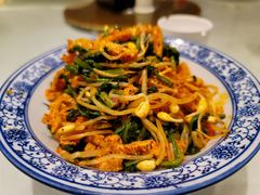 菠菜拌脆豆腐-咪咪川菜(太乙路店)