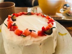 草莓戚风蛋糕-春风十里咖啡馆