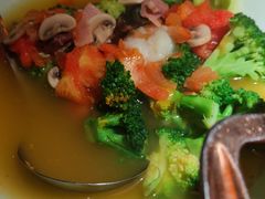 吴韵上汤西兰花-绿茶餐厅(昌平悦荟店)