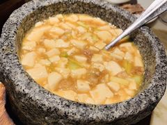 鸡汤虾仁豆腐-绿茶餐厅(广州天河城店)