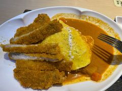 经典猪排日式黄咖喱蛋包饭-噹噹呀咪咖喱屋(三阳百盛店)