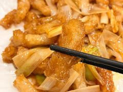 葱烧蹄筋-金陵轩鲁菜馆