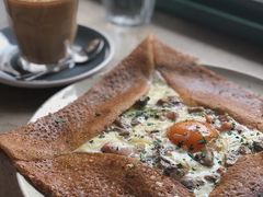 鸡蛋蘑菇熏肉荞麦可丽饼-RAC BAR(安福路店)