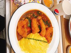 京都炸鱼咖喱蛋包饭套餐-池奈·咖喱蛋包饭(熙地港店)