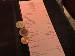 账单-纽约咖啡馆