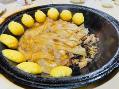 柴火东北土鸡铁锅炖-柴火东北铁锅炖(鲁班店)