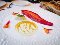 挪威烟熏三文鱼水晶黄瓜香槟奶油-福楼法餐厅FLO