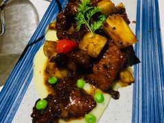 台湾凤梨薯泥梅花肉-铁道茶苑.色稷餐厅(莲花南路店)