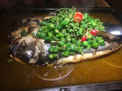 -探鱼·鲜青椒爽麻烤鱼(东城万达广场店)