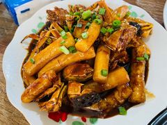 毛蟹炒年糕-妈妈的小作坊(陈家镇店)