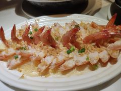 蒜茸粉丝蒸开边虾-百味馆·粤菜·湛江菜(后海花园店)