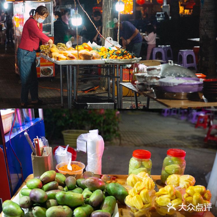 三亚美食推荐｜博后村夜市人均50💰好吃不贵