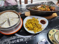 槐花炒鸡蛋-涵家味土菜馆·徽州一绝臭鳜鱼(三河古镇店)