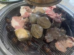 -泰白海鲜烧烤 丹东黄蚬子