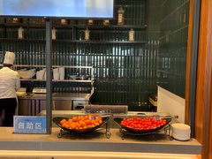 自助调料区-大渔小鲜火锅店