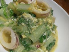 笔管鱼炒小白菜-必点海鲜·鲅鱼水饺(鞍山西道店)