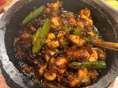 石锅杭椒牛蛙-桂满陇-西湖船宴(西单大悦城店)