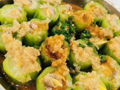 花甲肉蒸海南丝瓜-东江渔村·古典园林·30年粤菜老字号(太和店)
