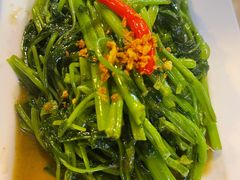 秘制虾酱炒空心菜-帕蓝·暹罗料理(曲阳店)