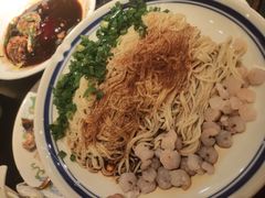 葱油三虾拌面-老头儿油爆虾·知味杭州(爱琴海购物中心)