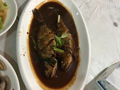 咸菜花菇鱼-丰收渔港饭店(嵊泗店)