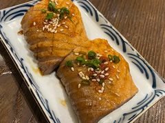 火焰三文鱼皮寿司-大雄寿司(中华广场店)