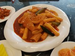 鱼饼炒年糕-桃园中华料理炸酱面(燕儿岛路店)