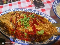 蒜爆鲤鱼-忆外婆徐州菜·地锅鸡·生日宴(吴庄店)