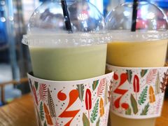 冰椰汁抹茶牛奶-HELLO 27 意面·沙拉·帕尼尼