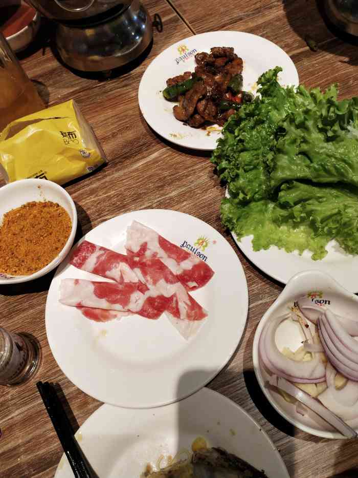 红透天自助涮烤(明光路直营店)-"最近比较懒,橙v都掉灰了.