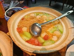 丝瓜鱼丸炖馓子-永安鱼庄·镇江菜(东吴路店)