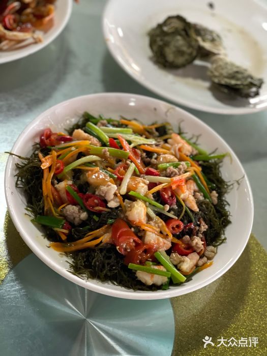 南蚝小贝海鲜特色餐厅(南澳岛店)湿炒龙须菜图片